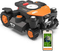 WORX Landroid Vision Cloud WR344E 4WD Rasenroboter für 4000 m², ohne Begrenzungskabel, KI-Hinderniserkennung, VSLAM+ RTK Navigation, 84% Steigung, Auto-Mapping, App-Steuerung, Präzisionsschnitt